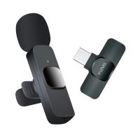 X-LEVEL XMC3000 USB-C Giriş Aparatlı iPhone Android Uyumlu Youtuber iNfluencer Kablosuz Wireless Bluetooth Yaka Mikrofon